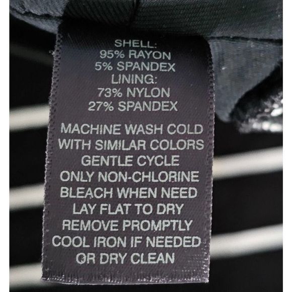 White House Black Market Black and White Striped Mini Dress - Picture 9 of 9